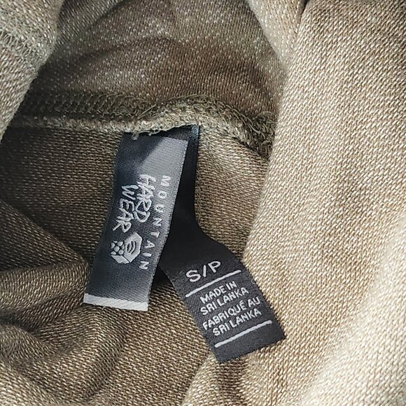 Mountain Hardwear Pandra Green Cowl Turtle Neck Athletic Dress Tunic Top - Picture 8 of 12